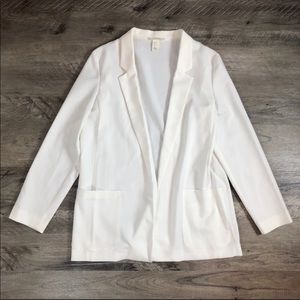 H&M crisp white blazer